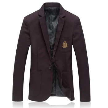 Leisure Suit for Men Embroidery Blazer Fashion Coat Large Size Slim Fit Casual Jacket Business Suit High Quality Brand Gent Life 
Leisure Suit for Men Embroidery Blazer Fashion Coat Large Size Slim Fit Casual Jacket Business Suit High Quality Brand Gent Life