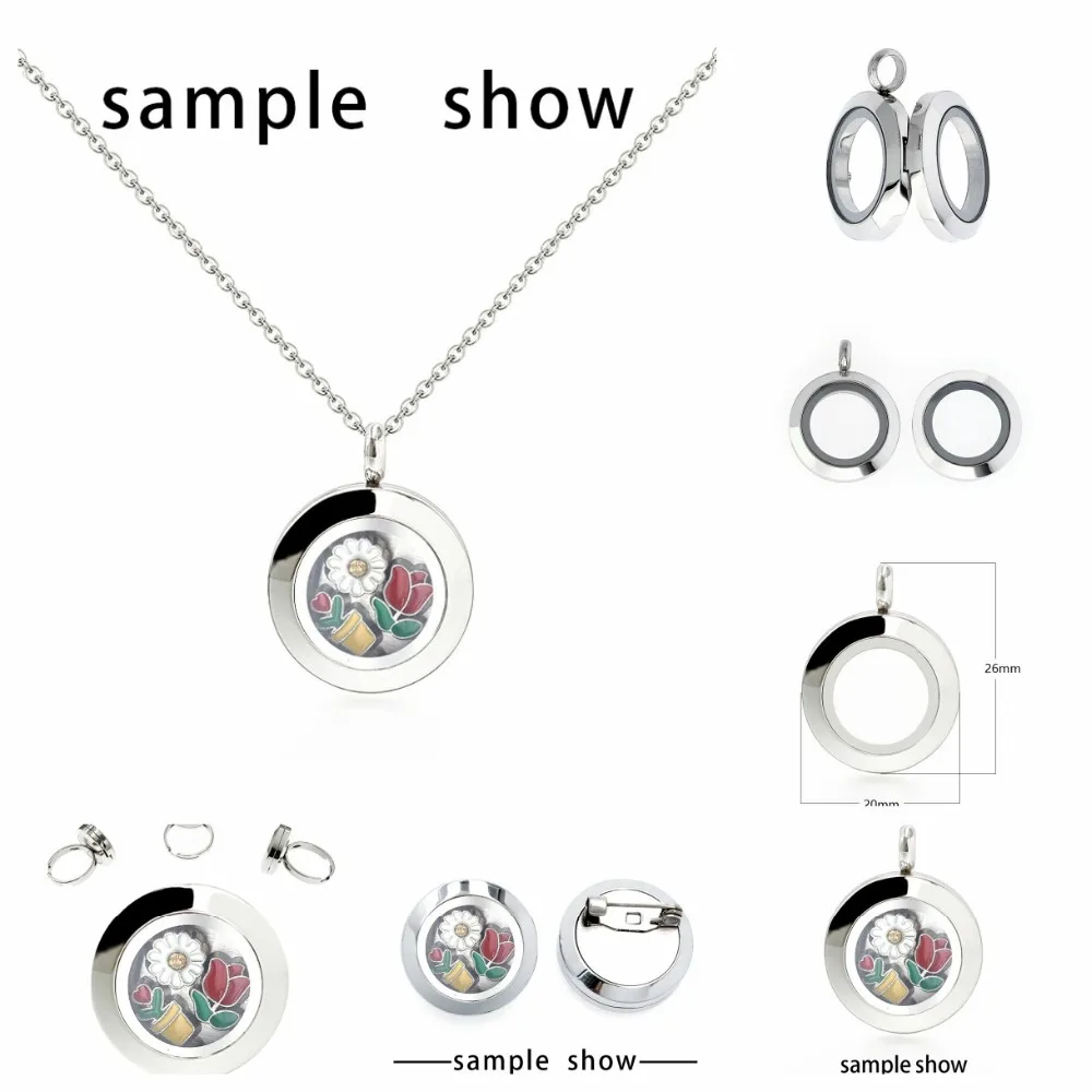 1p cute 20mm Round Living Floating Glass Memory charms Locket medallion 316 L stainless steel locket fit making necklace as gift
1p cute 20mm Round Living Floating Glass Memory charms Locket medallion 316 L stainless steel locket fit making necklace as gift