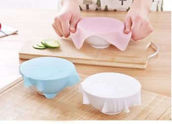 18CM Lid Silicone Plastic Wrap Cover Dish Microwave Oven Refrigerator Fresh Bowl Seal Covering food storage
18CM Lid Silicone Plastic Wrap Cover Dish Microwave Oven Refrigerator Fresh Bowl Seal Covering food storage