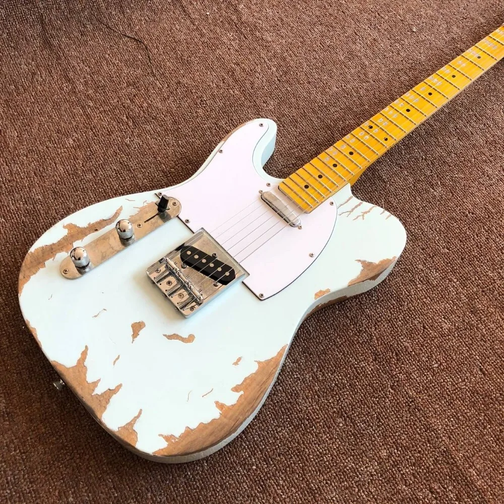 New electric guitar,left hand TELE 6 Strings Maple fingerboard handwork 6 stings Electric Guitar,telecasterr relic guitarra.
New electric guitar,left hand TELE 6 Strings Maple fingerboard handwork 6 stings Electric Guitar,telecasterr relic guitarra.