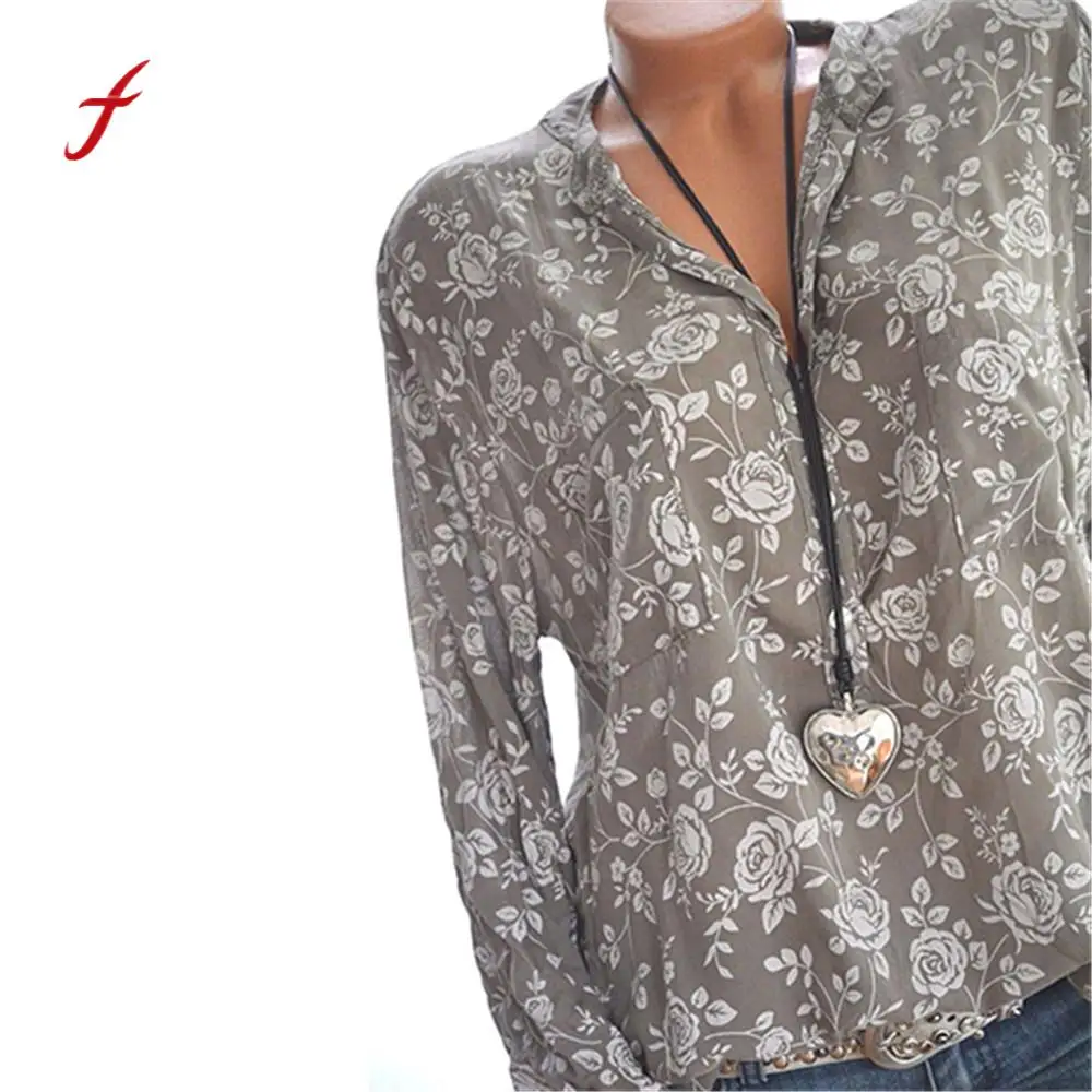 2018 fashion women clothing Spring Autumn Long Sleeve Flora Print Casual Loose Tops Tunic Blouse US CPMA Hot Dropshipping
2018 fashion women clothing Spring Autumn Long Sleeve Flora Print Casual Loose Tops Tunic Blouse US CPMA Hot Dropshipping