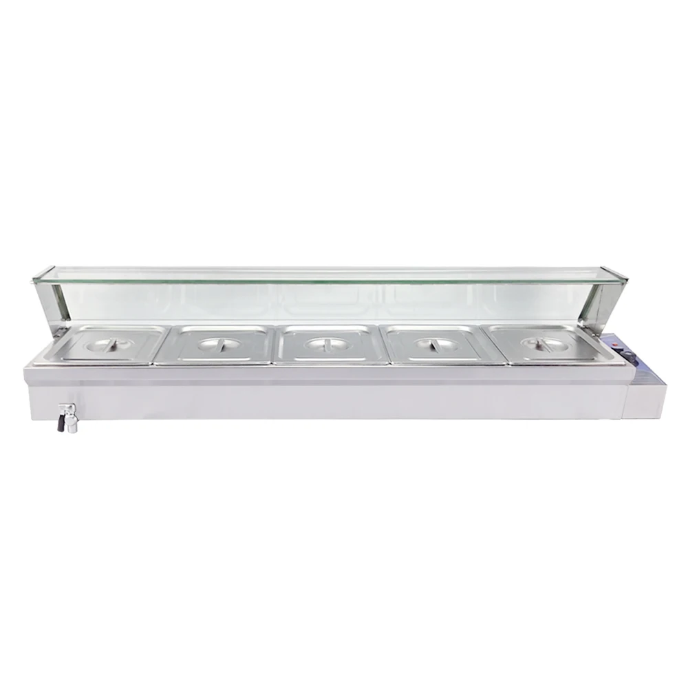 TAIMIKO 4-tanks electric commercial food warmer steamer cooker stainless steel food steamer chafing dish good quality bain marie
TAIMIKO 4-tanks electric commercial food warmer steamer cooker stainless steel food steamer chafing dish good quality bain marie