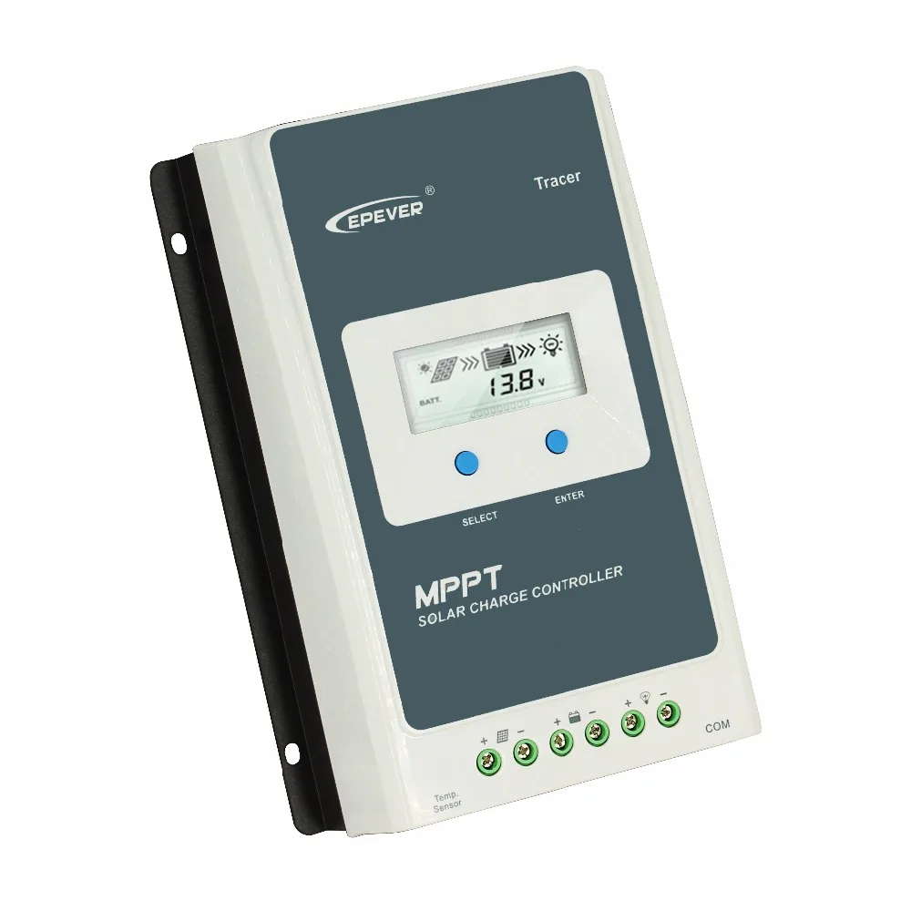 EPever MPPT 40A/30A/20A/10A Solar Charge Controller for 12V 24V Batteries Sadoun.com