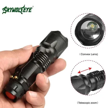 LED Flashlight Zoom 3 Mode T6 8000 LM Zoomable Adjustable Focus Torch Lamp Light 14500 Battery Outdoor Camping Cycling
LED Flashlight Zoom 3 Mode T6 8000 LM Zoomable Adjustable Focus Torch Lamp Light 14500 Battery Outdoor Camping Cycling