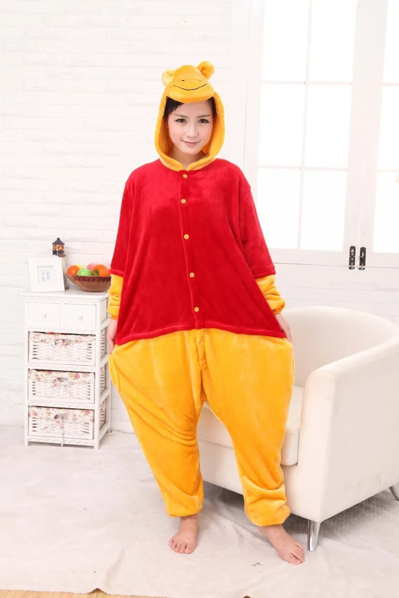 Winnie Bear Animal Onesies Pajamas Adult Onesie Sleepwear Cartoon Costume Cosplay Pyjamas Party Dress Halloween Pijamas
Winnie Bear Animal Onesies Pajamas Adult Onesie Sleepwear Cartoon Costume Cosplay Pyjamas Party Dress Halloween Pijamas