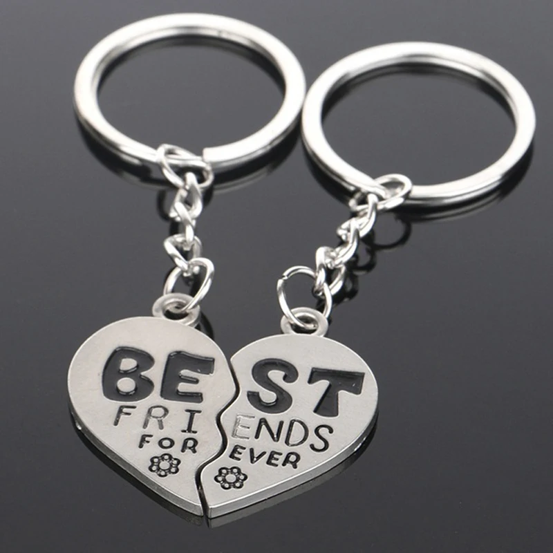 1Pair Broken Heart Best Friends Forever Keychain BFF Key Chain Couple Lovers Key Rings Hey holder Romantic Gift Fashion Jewelry
1Pair Broken Heart Best Friends Forever Keychain BFF Key Chain Couple Lovers Key Rings Hey holder Romantic Gift Fashion Jewelry