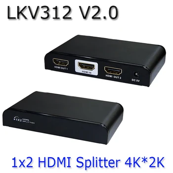

NEW 4K x2K @ 60Hz ultra-HD resolution 1X2 HDMI Splitter LKV312 V2.0 2 way 3D HDMI Splitter For STB, DVD or Blu-ray players