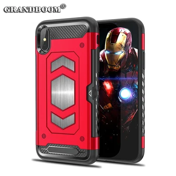 500pcs Shockproof Armor Car Magnetic TPU+PC Card Slot Case For iPhone XS Max XR X 8 7 6 6S Plus Rugged Holder Protection Cover
500pcs Shockproof Armor Car Magnetic TPU+PC Card Slot Case For iPhone XS Max XR X 8 7 6 6S Plus Rugged Holder Protection Cover