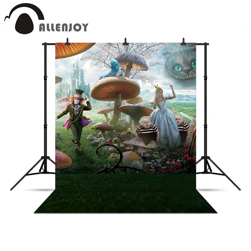 

Allenjoy photography backdrops Princess Castle Forest alice in Wonderland backgrounds for photo shoots Photophone photocall