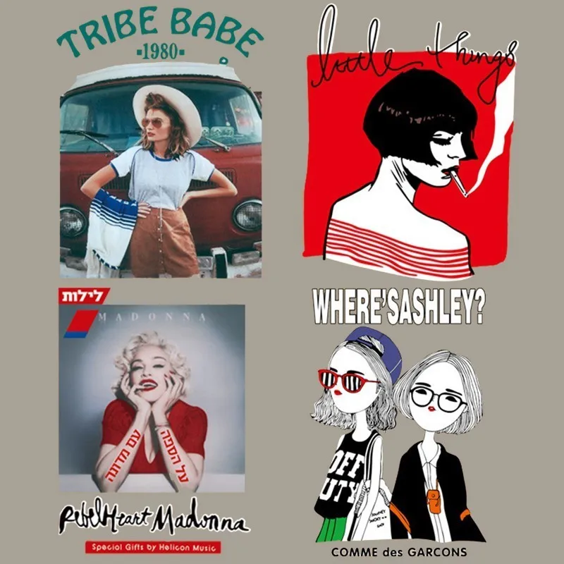 Monroe Красивые железные наклейки нашивки для одежды прекрасные девушки