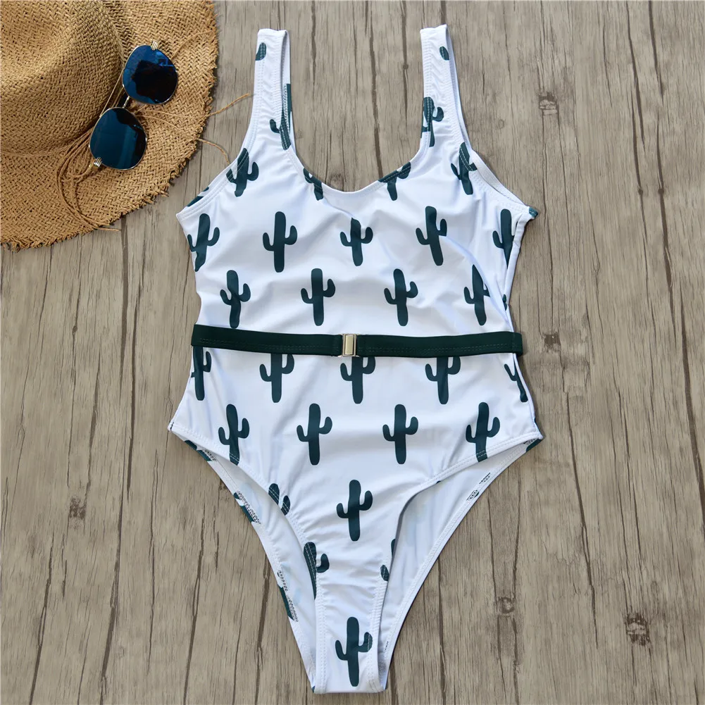 Hot Buckle Swimwear Women 2019 One Piece Suits Sexy Cactus Print Bodysuit Bathing SwimSuit Push Up Swim Maillot De Bain Femme
Hot Buckle Swimwear Women 2019 One Piece Suits Sexy Cactus Print Bodysuit Bathing SwimSuit Push Up Swim Maillot De Bain Femme