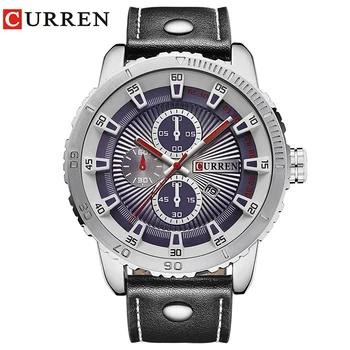 Curren luxury brand quartz watch Casual Fashion Leather watches reloj masculino men watch free shipping Sports Watches 8206
Curren luxury brand quartz watch Casual Fashion Leather watches reloj masculino men watch free shipping Sports Watches 8206