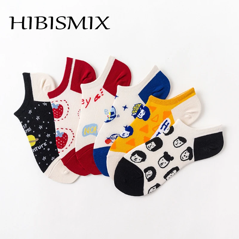 HIBISMIX Woman Invisible Sock Slippers 2019 Summer Cartoon Women's Cotton Socks S0083
HIBISMIX Woman Invisible Sock Slippers 2019 Summer Cartoon Women's Cotton Socks S0083