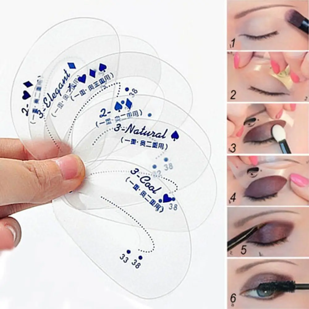 6 pcs /set Multifunction Eyeliner Stencils Cat Eye Stencils Eyeshadow stencils Eye Models Quick Makeup Auxiliary Tools dropship
6 pcs /set Multifunction Eyeliner Stencils Cat Eye Stencils Eyeshadow stencils Eye Models Quick Makeup Auxiliary Tools dropship