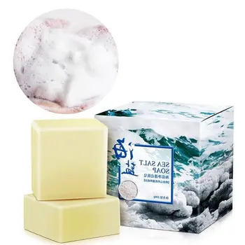 100g Sea Salt Facial Cleaner Anti Mites Soap Removal Pimple Pores Acne Treatment Moisturizing Oil Control Whitening Skin Care
100g Sea Salt Facial Cleaner Anti Mites Soap Removal Pimple Pores Acne Treatment Moisturizing Oil Control Whitening Skin Care