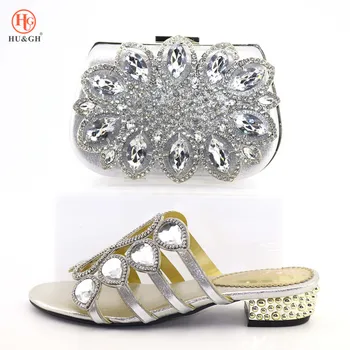 Sliver shining crystal Italian shoes with matching bag lady matching shoe and bag Sets Italy African shoes and bag set for party
Sliver shining crystal Italian shoes with matching bag lady matching shoe and bag Sets Italy African shoes and bag set for party