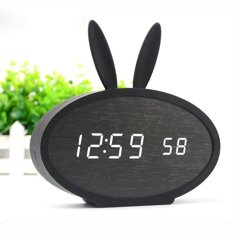 M.Sparkling Cute Rabbit Clock Home Decor Decorations Led Alarm Clock Calendar Electronic Desktop Digital Table Clocks Creative
M.Sparkling Cute Rabbit Clock Home Decor Decorations Led Alarm Clock Calendar Electronic Desktop Digital Table Clocks Creative