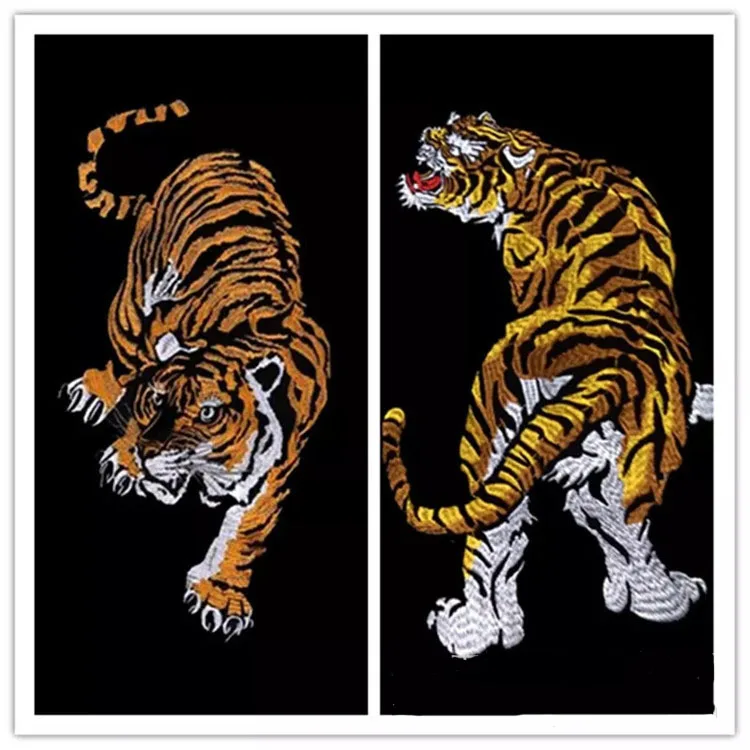 34*18 cm Embroidered clothing big tiger patches for clothes with it clothing bike patch patchwork cotton fabric new year gifts
34*18 cm Embroidered clothing big tiger patches for clothes with it clothing bike patch patchwork cotton fabric new year gifts