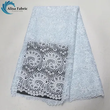 Lovely White African Water Soluble Lace Fabric 5 Yards/Piece African Cord Lace Fabric With Stones For Wedding Bridal Long Dress
Lovely White African Water Soluble Lace Fabric 5 Yards/Piece African Cord Lace Fabric With Stones For Wedding Bridal Long Dress