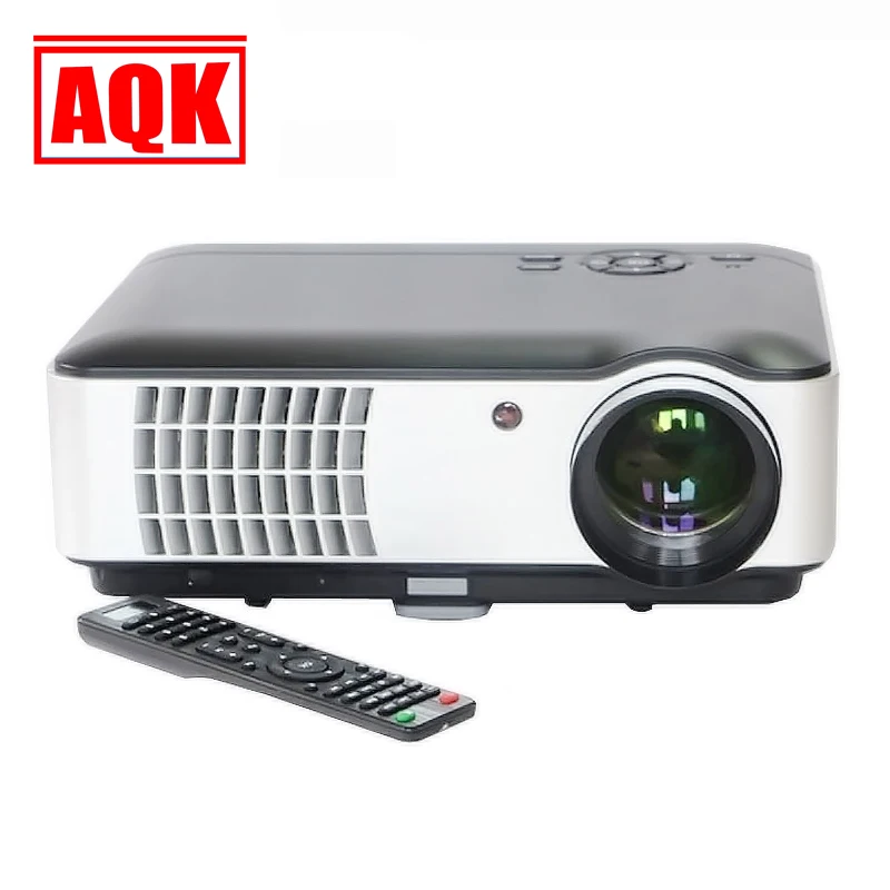 2016 Новый Smart LED Проектор 3500 люмен Android WI-FI 1280X800 HDMI USB 2.0 VGA TV HD 1080 P 3D Projetor Proyector Бимер |