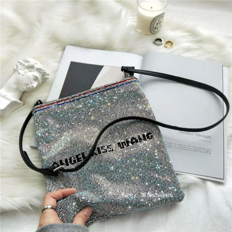 Web Celebrity The Same Style with Diamond Diamond Clutch Dinner Bag Hand Bag Single Shoulder Cross Body Bag Small Fresh Tide
Web Celebrity The Same Style with Diamond Diamond Clutch Dinner Bag Hand Bag Single Shoulder Cross Body Bag Small Fresh Tide