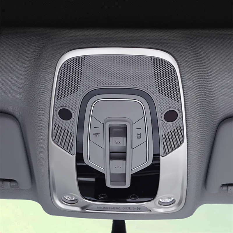 Car Styling Reading Lamp Decoration Frame Cover Stainless Steel Strips For Audi A4 B9 2017-2019 Interior Roof Light Decor Trim
Car Styling Reading Lamp Decoration Frame Cover Stainless Steel Strips For Audi A4 B9 2017-2019 Interior Roof Light Decor Trim