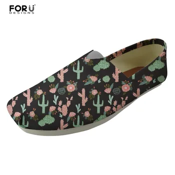 FORUDESIGNS Cactus Flowers Pattern High Quality Women Flats Shoes Casual Women's Sneakers Super Light Female Canvas Lady Shoes
FORUDESIGNS Cactus Flowers Pattern High Quality Women Flats Shoes Casual Women's Sneakers Super Light Female Canvas Lady Shoes
