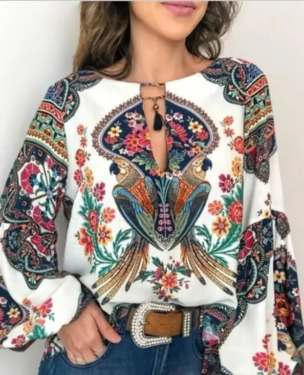 Baharcelin 4XL 5XL Summer Big Size Printed Chiffon Blouse women Girl latern Sleeve shirts Female blouse Top Clothing
Baharcelin 4XL 5XL Summer Big Size Printed Chiffon Blouse women Girl latern Sleeve shirts Female blouse Top Clothing