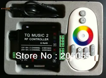 2013 New LED RGB Music 2 Touch Controller RF Sonic Sensitivety Backlight RF Remote DC12V-24V 18A
2013 New LED RGB Music 2 Touch Controller RF Sonic Sensitivety Backlight RF Remote DC12V-24V 18A
