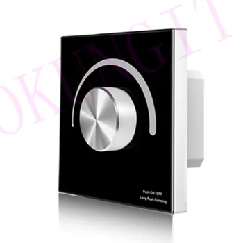 1CH*1.2A Rotary Panel RF AC Phase-cut Dimmer S1-K High Voltage Led Triac Dimmer Trailing AC Triac Rotary Glass Panel Dimmer 
1CH*1.2A Rotary Panel RF AC Phase-cut Dimmer S1-K High Voltage Led Triac Dimmer Trailing AC Triac Rotary Glass Panel Dimmer