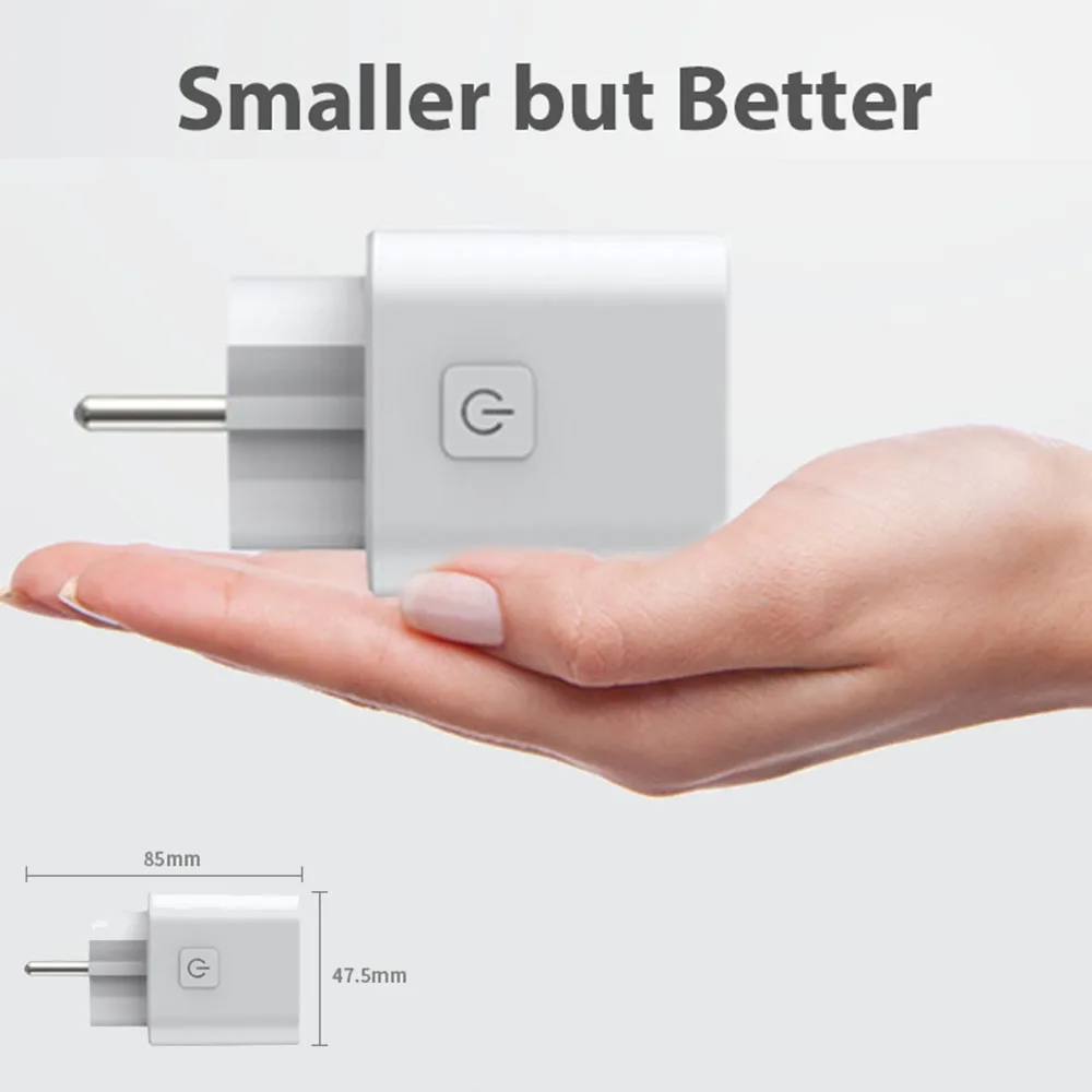 Ewelink Electric Mini Socket EU Smart Plug WiFi Remote Control with Alexa Timing on/off The Power Smart Google Home
Ewelink Electric Mini Socket EU Smart Plug WiFi Remote Control with Alexa Timing on/off The Power Smart Google Home