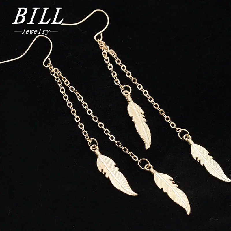 ES982 Fashion Feather Drop Earrings pendientes mujer Jewelry Tassel Long Earring for Women Leaf Dangle Brincos 2018 Best Sale
ES982 Fashion Feather Drop Earrings pendientes mujer Jewelry Tassel Long Earring for Women Leaf Dangle Brincos 2018 Best Sale