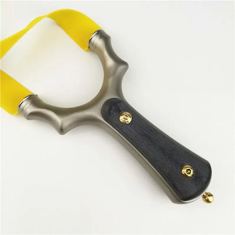 Stainless Titanium Steel Metal Slingshot Catapult Sling Shot Marble Outdoor Hunting Accessories with Powerful Rubber Band
Stainless Titanium Steel Metal Slingshot Catapult Sling Shot Marble Outdoor Hunting Accessories with Powerful Rubber Band
