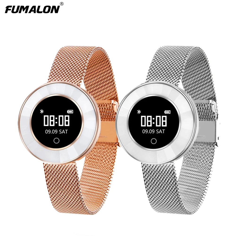 FUMALON Smart Band Heart Rate Monitor Fitness Bracelet Women IP68 Waterproof Blood Pressure Pedometer Lady Wristband Watch
FUMALON Smart Band Heart Rate Monitor Fitness Bracelet Women IP68 Waterproof Blood Pressure Pedometer Lady Wristband Watch