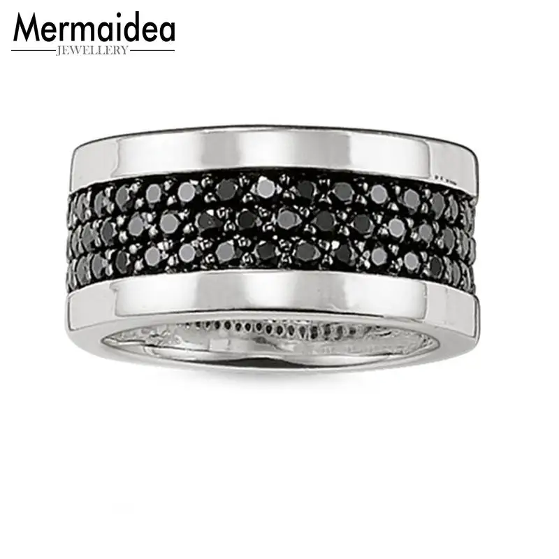Classic Black Pave Wedding Eternity Rings 2019 New 925 Sterling Silver Fashion Jewelry Trendy Gift For Women Men
Classic Black Pave Wedding Eternity Rings 2019 New 925 Sterling Silver Fashion Jewelry Trendy Gift For Women Men