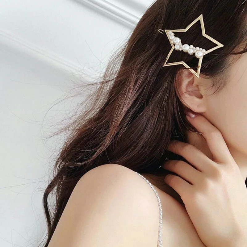 XIYANIKE 3 Style Unique Korean Fashion For Women Hair Clip Beautiful Geometric Moon Star Hairpin Pearl Bride Bridesmaid Elegant
XIYANIKE 3 Style Unique Korean Fashion For Women Hair Clip Beautiful Geometric Moon Star Hairpin Pearl Bride Bridesmaid Elegant