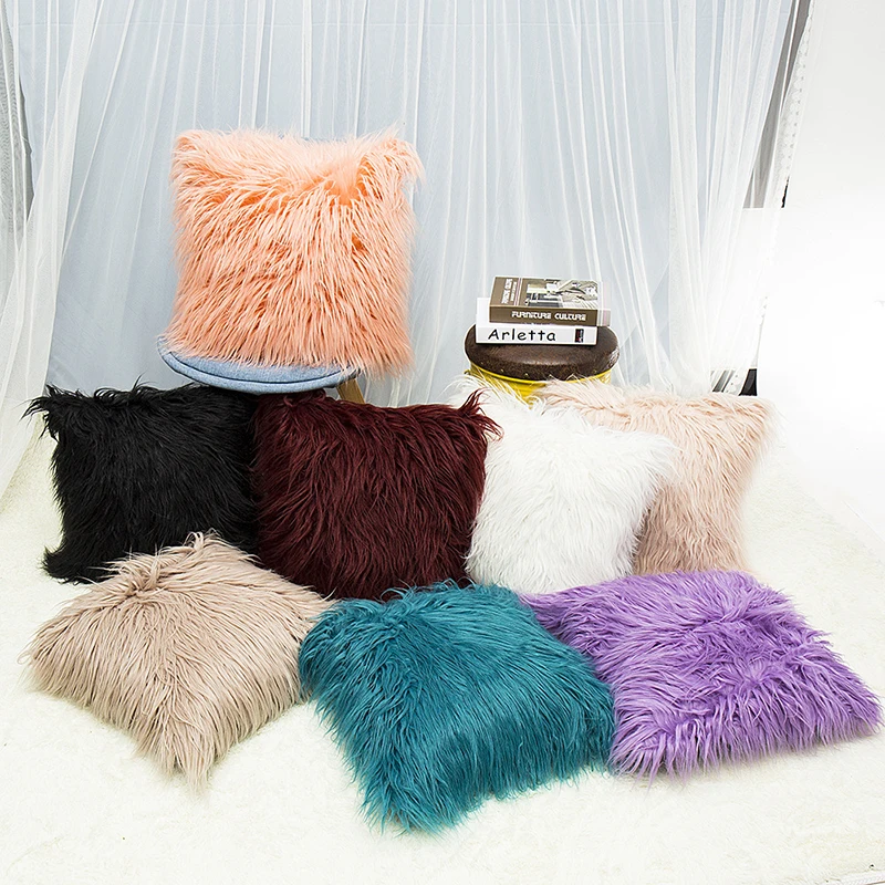 Simple super Longer hairy office bedside high-end pillowcase 45*45cm 1 piece plush cushion sleeve does not contain pillow core
Simple super Longer hairy office bedside high-end pillowcase 45*45cm 1 piece plush cushion sleeve does not contain pillow core