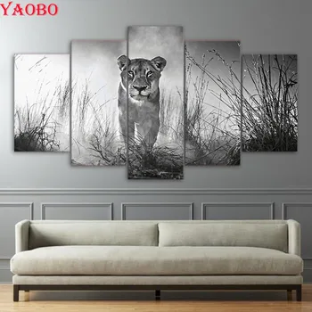 New Arrival 5D DIY Diamond Painting Full Square Round Cross Stitch Diamond Embroidery Lion Animal Diamond Mosaic 5 pcs/set
New Arrival 5D DIY Diamond Painting Full Square Round Cross Stitch Diamond Embroidery Lion Animal Diamond Mosaic 5 pcs/set