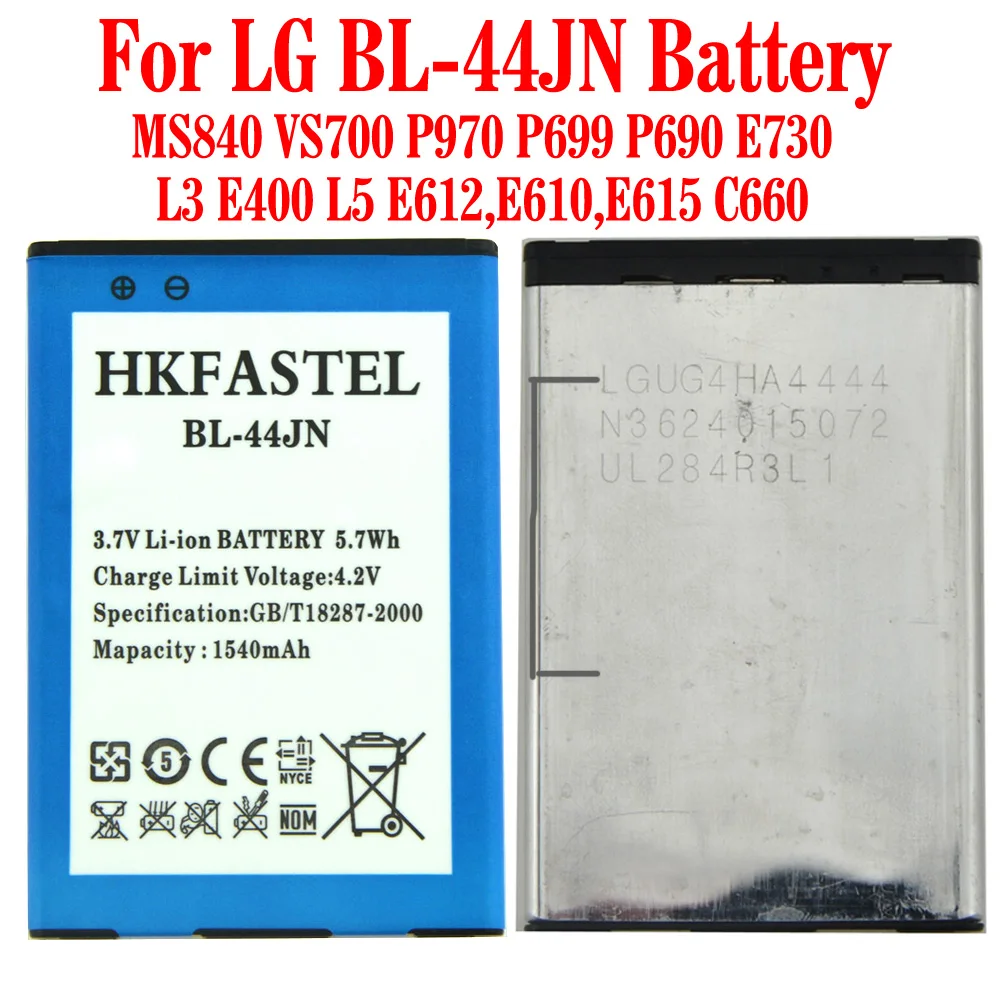 New BL-44JN Li-ion Mobile Phone Battery For LG Connect 4G MS840/Enlighten VS700/Enlighten for Verizon/Eclipse for Bell Canada
New BL-44JN Li-ion Mobile Phone Battery For LG Connect 4G MS840/Enlighten VS700/Enlighten for Verizon/Eclipse for Bell Canada