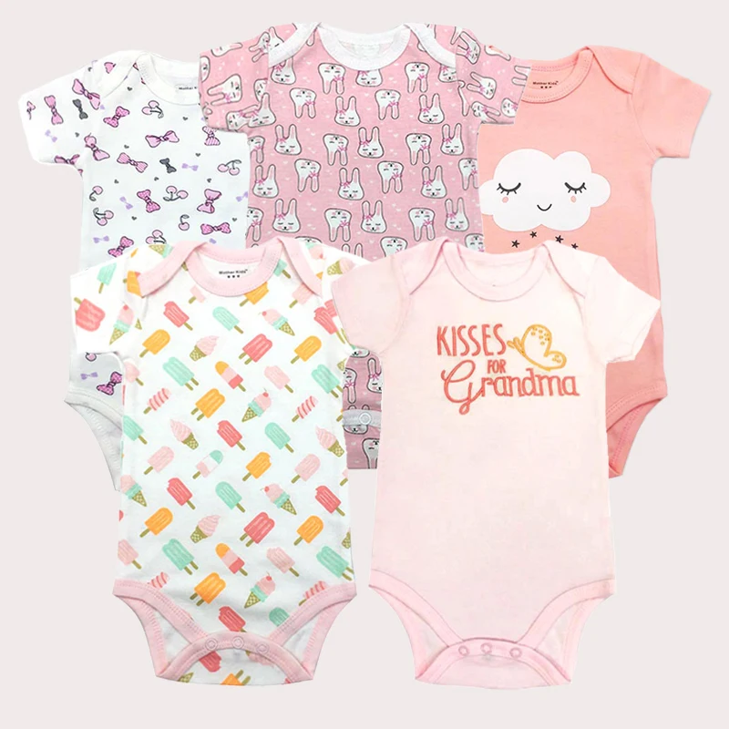 Hot Sale 5 pcs Short Sleeves Baby Romper Clothing Newborn Girls boys Baby Costume Cotton Overalls for Children
Hot Sale 5 pcs Short Sleeves Baby Romper Clothing Newborn Girls boys Baby Costume Cotton Overalls for Children