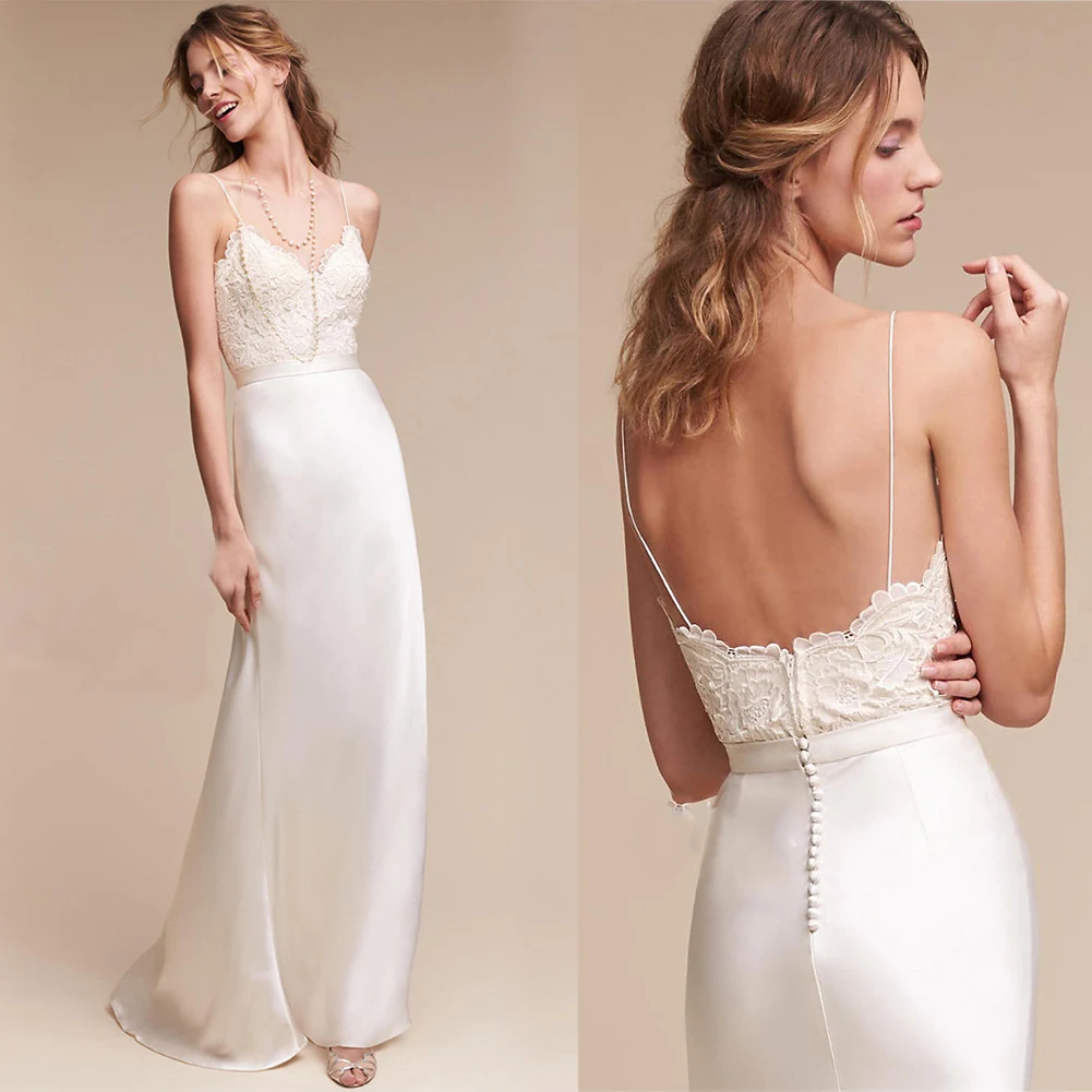 Summer Lace Long Solid Sling Fashion Travel Elegant Slim Banquet Wedding Women Dress Halter White
Summer Lace Long Solid Sling Fashion Travel Elegant Slim Banquet Wedding Women Dress Halter White