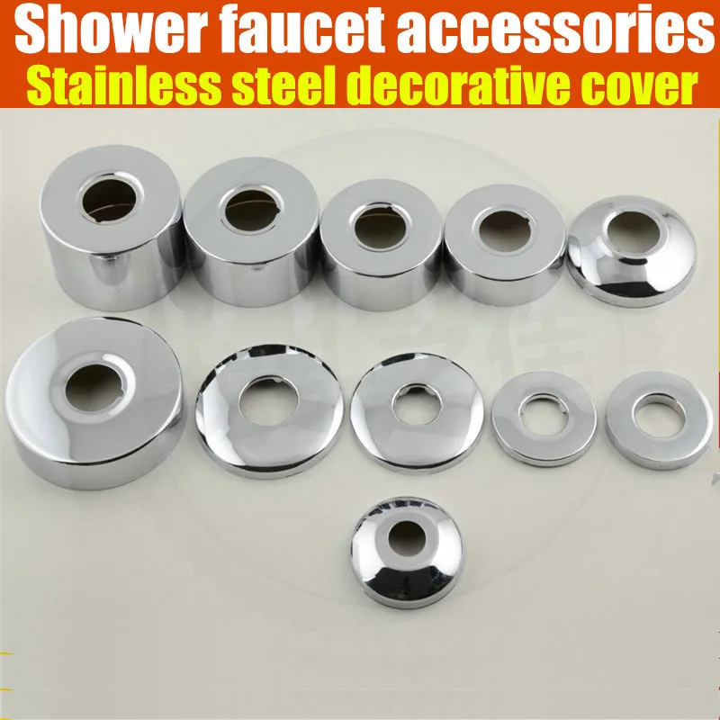 1pc 1/2' 3/4' 1 shower faucet decorative cover chrome finish stainless steel cover bathroom accessories
1pc 1/2' 3/4' 1 shower faucet decorative cover chrome finish stainless steel cover bathroom accessories