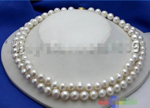 p116 2strands 10mm round white freshwater pearl necklace ^^^@^Noble style Natural Fine jewe FREE SHIPPING
p116 2strands 10mm round white freshwater pearl necklace ^^^@^Noble style Natural Fine jewe FREE SHIPPING