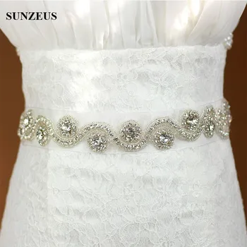 Charming Belt for Wedding Dress Satin and Net Yarn Evening Dress Diamond Crystals Belt Bridal Wedding Accessories Sash S1235
Charming Belt for Wedding Dress Satin and Net Yarn Evening Dress Diamond Crystals Belt Bridal Wedding Accessories Sash S1235
