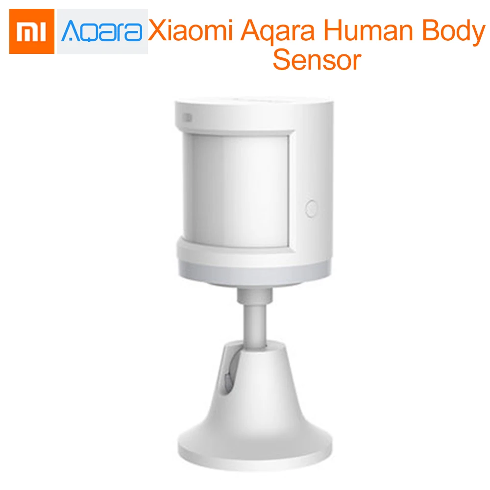 Original Xiaomi Aqara Smart Home Human Body Sensor Security Device with Holder Stand Movement Sense Light intensity detection
Original Xiaomi Aqara Smart Home Human Body Sensor Security Device with Holder Stand Movement Sense Light intensity detection