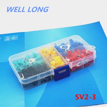 SV2-3 Fork Spade Y-type U-type Wire Crimp pressed terminals Cable Wire Connector Kit.
SV2-3 Fork Spade Y-type U-type Wire Crimp pressed terminals Cable Wire Connector Kit.