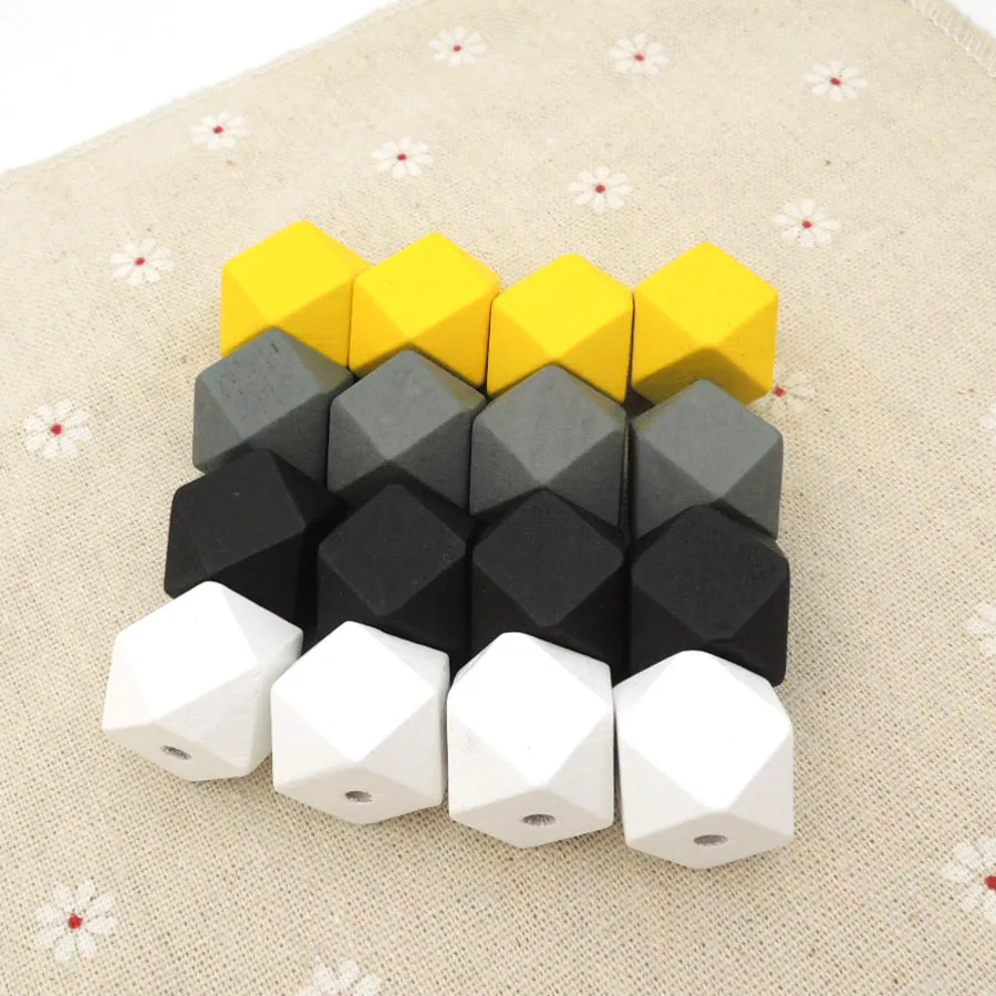 40pcs geometric wood bead 20mm YELLOW GREY BLACK WHITE FOR JEWELRY WHOLESALE chunky MIX 4 COLORS EA431
40pcs geometric wood bead 20mm YELLOW GREY BLACK WHITE FOR JEWELRY WHOLESALE chunky MIX 4 COLORS EA431