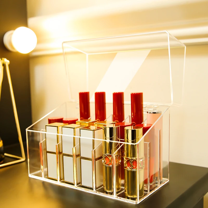New arrivals 18 grids lipstick organizer storage box with lid plastic lipstick holder makeup organizer bins with cover C5032
New arrivals 18 grids lipstick organizer storage box with lid plastic lipstick holder makeup organizer bins with cover C5032