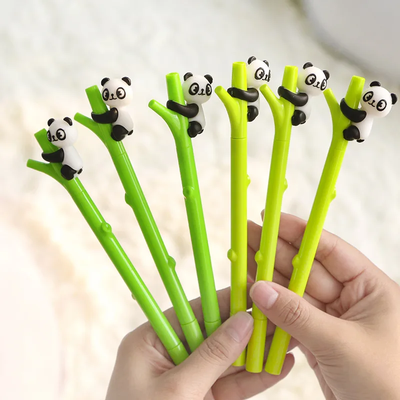 24 pcs/Lot Climbing panda on Bamboo gel ink pens 0.5mm ballpoint pen Black color Office School supplies Canetas escolar F796
24 pcs/Lot Climbing panda on Bamboo gel ink pens 0.5mm ballpoint pen Black color Office School supplies Canetas escolar F796