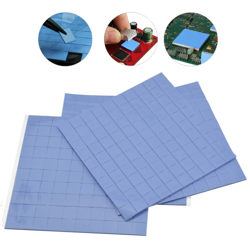 10x10x1mm100PCS GPU CPU PS3 PS2 XBOX Heatsink Cooling Thermal Conductive Silicone Pad Works For TV Boards Proper Electronics
10x10x1mm100PCS GPU CPU PS3 PS2 XBOX Heatsink Cooling Thermal Conductive Silicone Pad Works For TV Boards Proper Electronics